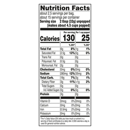 ACT II Butter Microwave Popcorn, 6-Count 2.75-oz. Bags