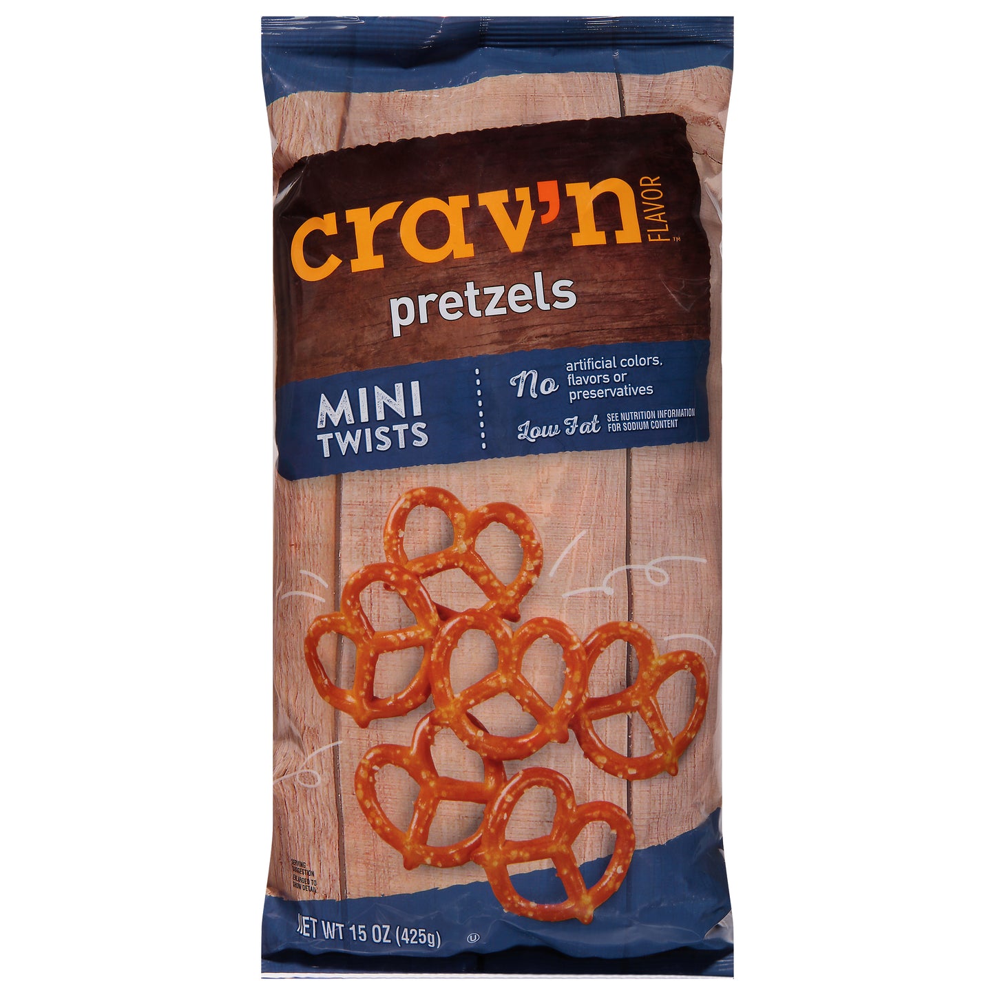 Crav'n Flavor Mini Twists Pretzels 15 oz