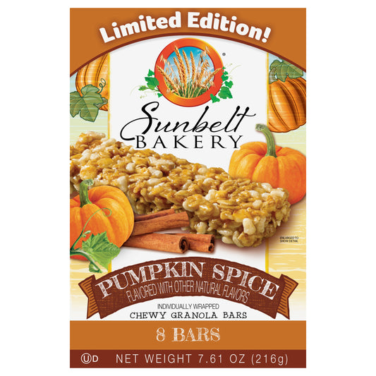 Chewy Granola Bars, Sunbelt Bakery Family Pack Pumpkin Spice (8 CT)