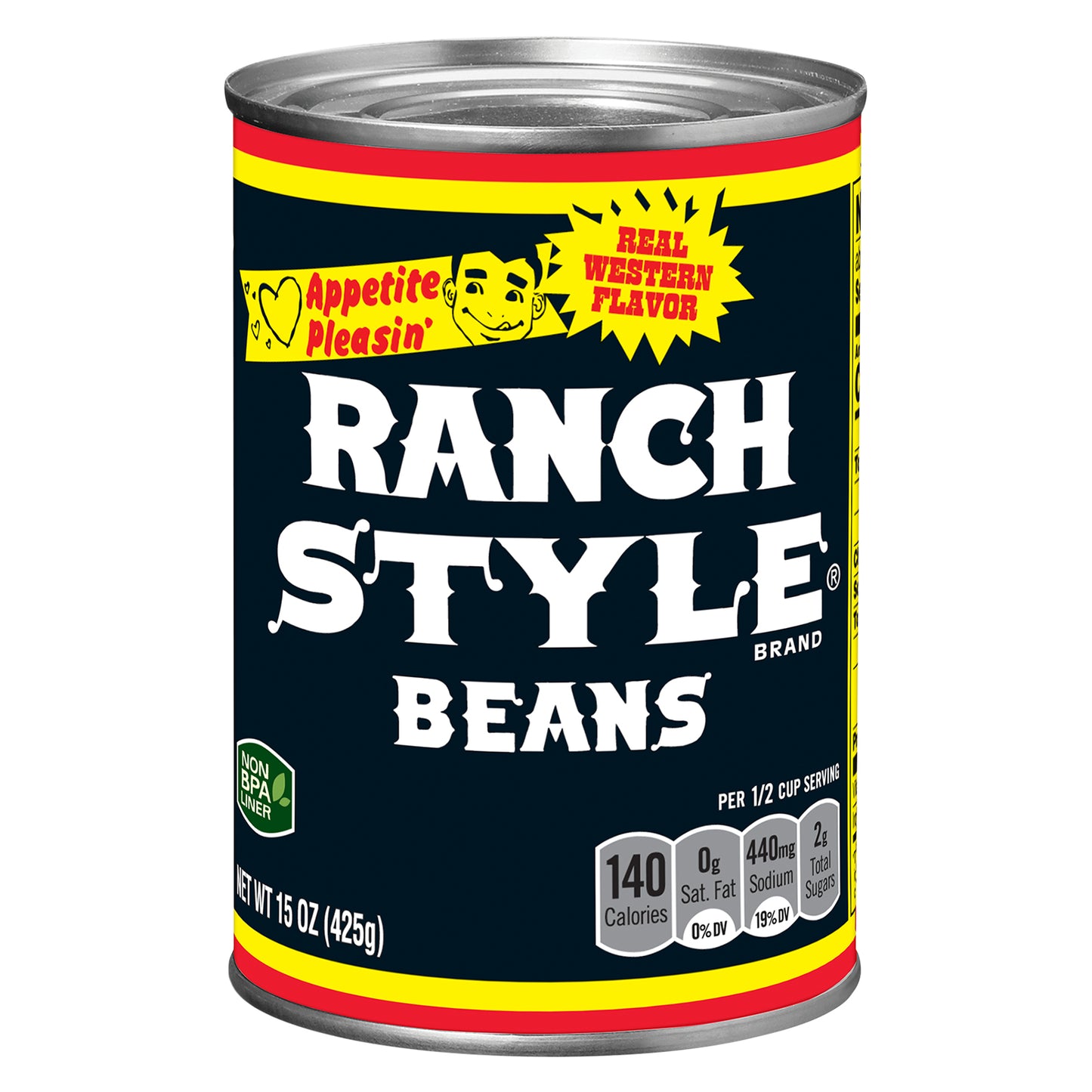 Ranch Style Canned Pinto Beans, Real Western Flavor, 15 oz.