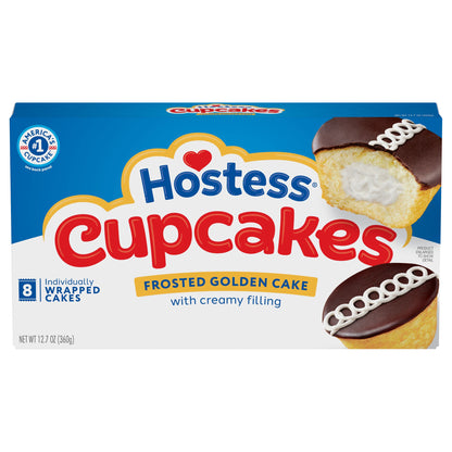 Hostess Cupcakes, Golden Snack Cakes, 12.7 Oz. Box (8 Ct.)